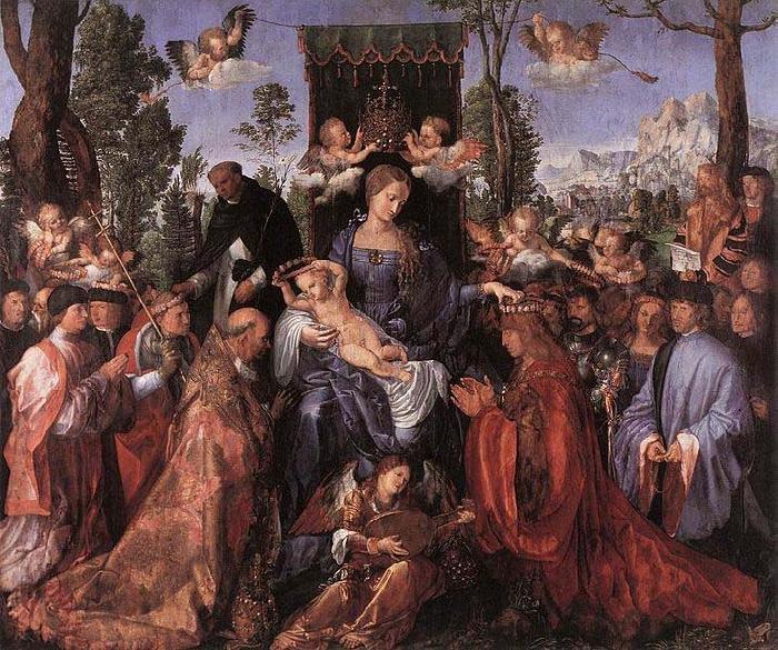 Albrecht Durer Feast of the Rose Garlands